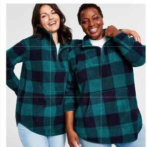 NWT-Style & Co. Women’s 1/4 Zip up Fleece Top ❄️❄️